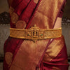 925 Silver Gold Plated Temple Oddiyanam for Women
