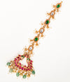 925 Silver Temple-Inspired Women's Maang Tikka