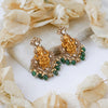 925 Silver Lord Ganesha Victorian Earrings for Women