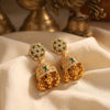 925 Silver Temple Jhumkas for Women