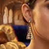 925 Silver Jadau Designer Earrings for Women