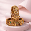 925 Silver Antique Temple Bridal Bangles for Women