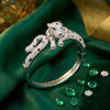 925 Silver CZ Party Wear Kada  for Women