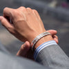 925 Silver Italian Men`s Party Wear Bracelet