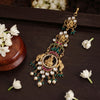 925 Silver Gold-Plated Tradional Maang Tikka for Wedding