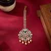 925 Silver CZ Silver Maang Tikka for Sangeet