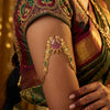 925 Silver Sishani Gold Plated Temple Vanki For Wedding