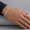 925 Silver Italian Mens Party Wear Bracelet