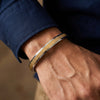 925 Silver Dual-Tone Daily Wear Kada for Men